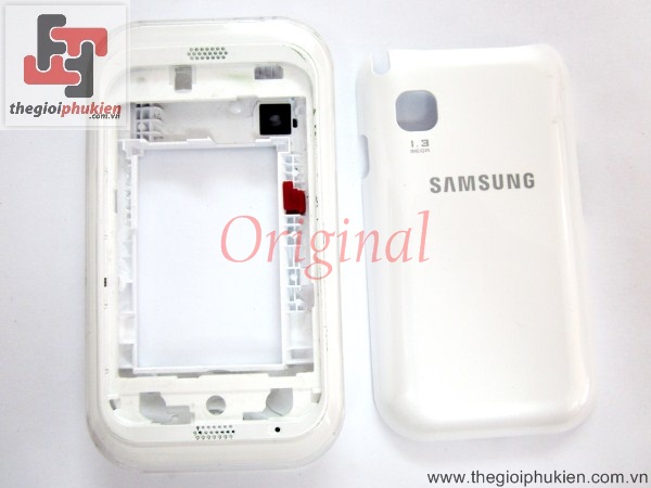 Vỏ Samsung C3303K white Original